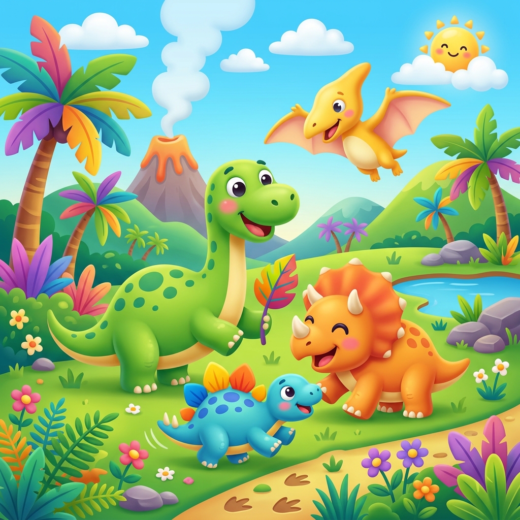 Dinosaurios Amigables - Parte 1