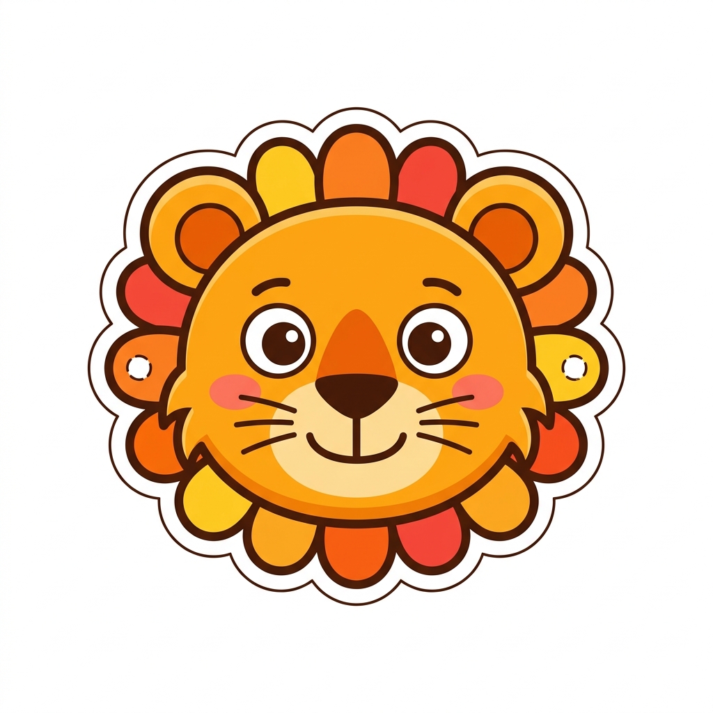Máscara de León para Recortar