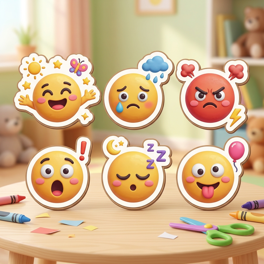 Tarjetas de Emociones Recortables - Parte 3